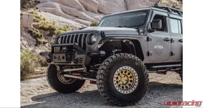 Attica 4x4 Front Bumper Modular Design Jeep Gladiator | Wrangler JL 2018+ - ATTJL01A110-BX